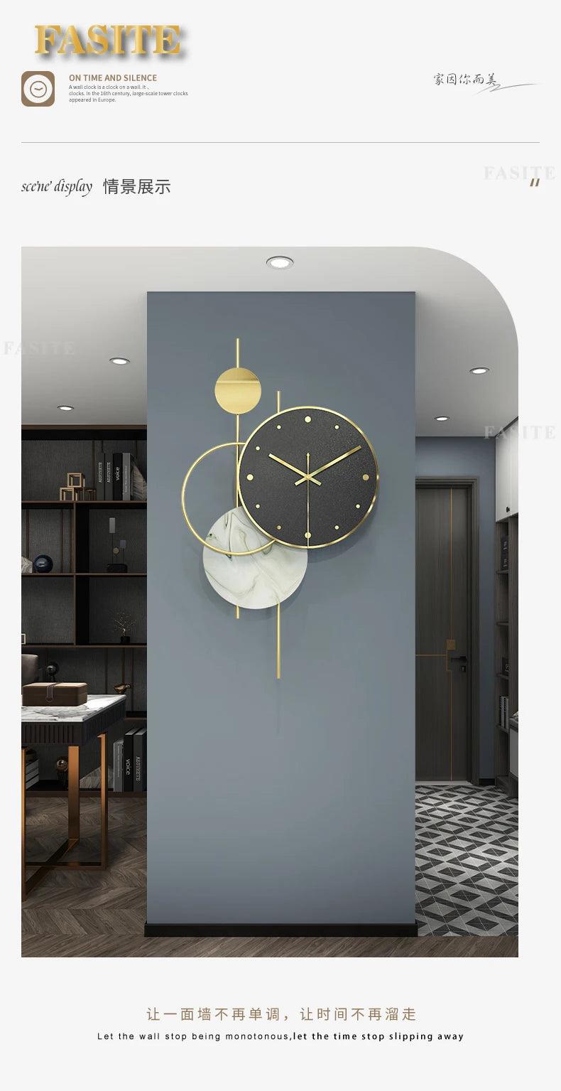 Big Simple Wall Clock HomeRoots Supply