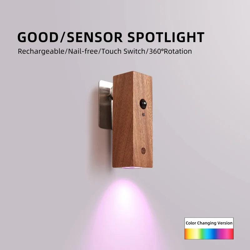 Wooden Motion Sensor Night Light HomeRoots Supply