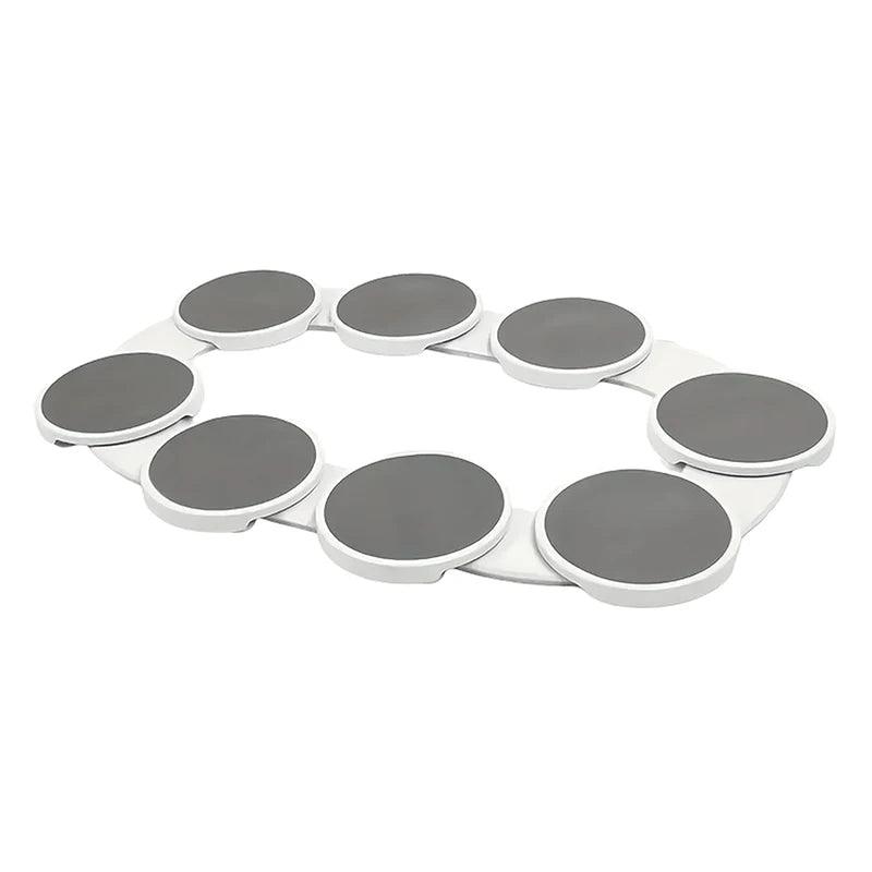 Rotating Dining Table Tray Food Serving Lazy Susan Tray Rotating Meal  for Home Restaurant Kitchen HomeRoots Supply