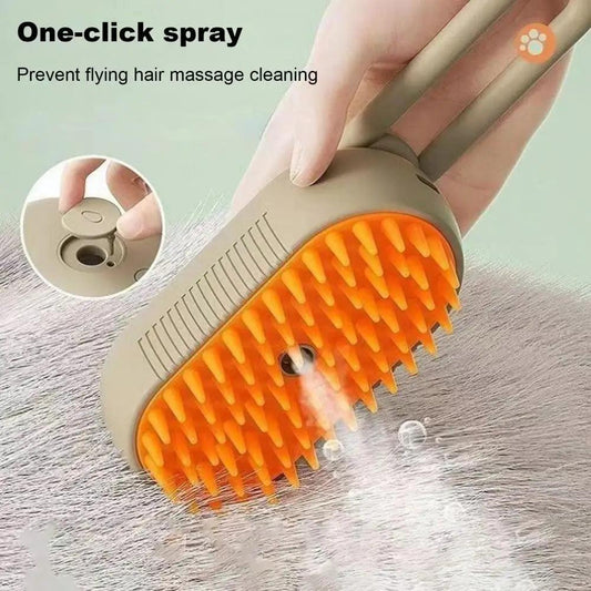 Pet Steam Brush for Shedding HomeRoots Supply