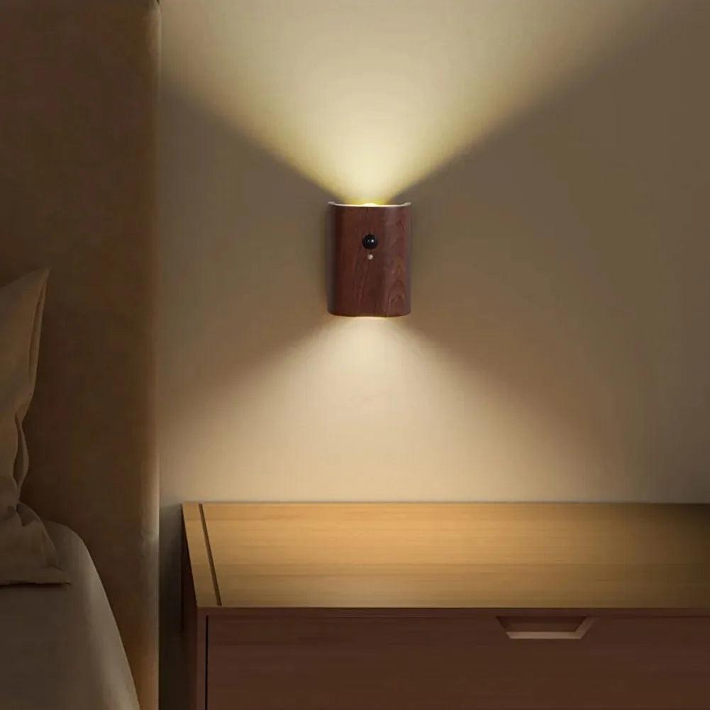 Wooden Motion Sensor Night Light HomeRoots Supply