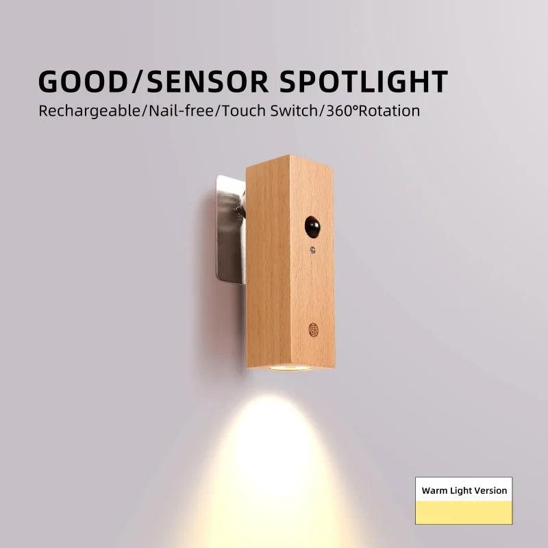 Wooden Motion Sensor Night Light HomeRoots Supply