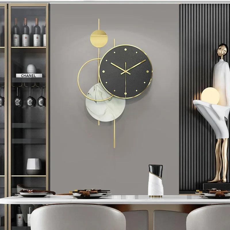 Big Simple Wall Clock HomeRoots Supply