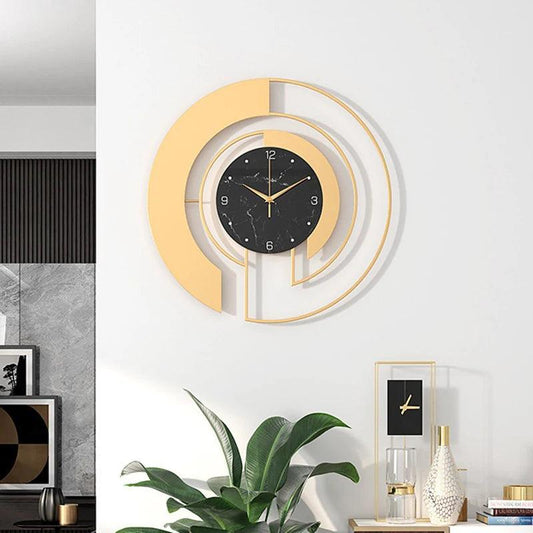 Nordic Wall Clocks Stylish Metal Living Room Clocks Elegant Rooms Ornaments Clock Mechanism Silent Luxury Clock Watch Decoration HomeRoots Supply