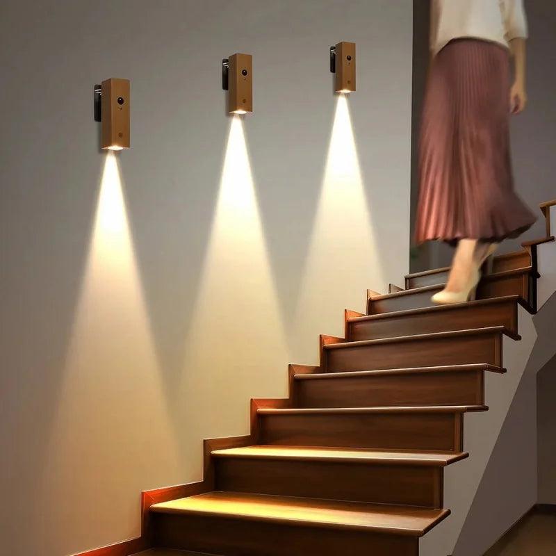 Wooden Motion Sensor Night Light HomeRoots Supply