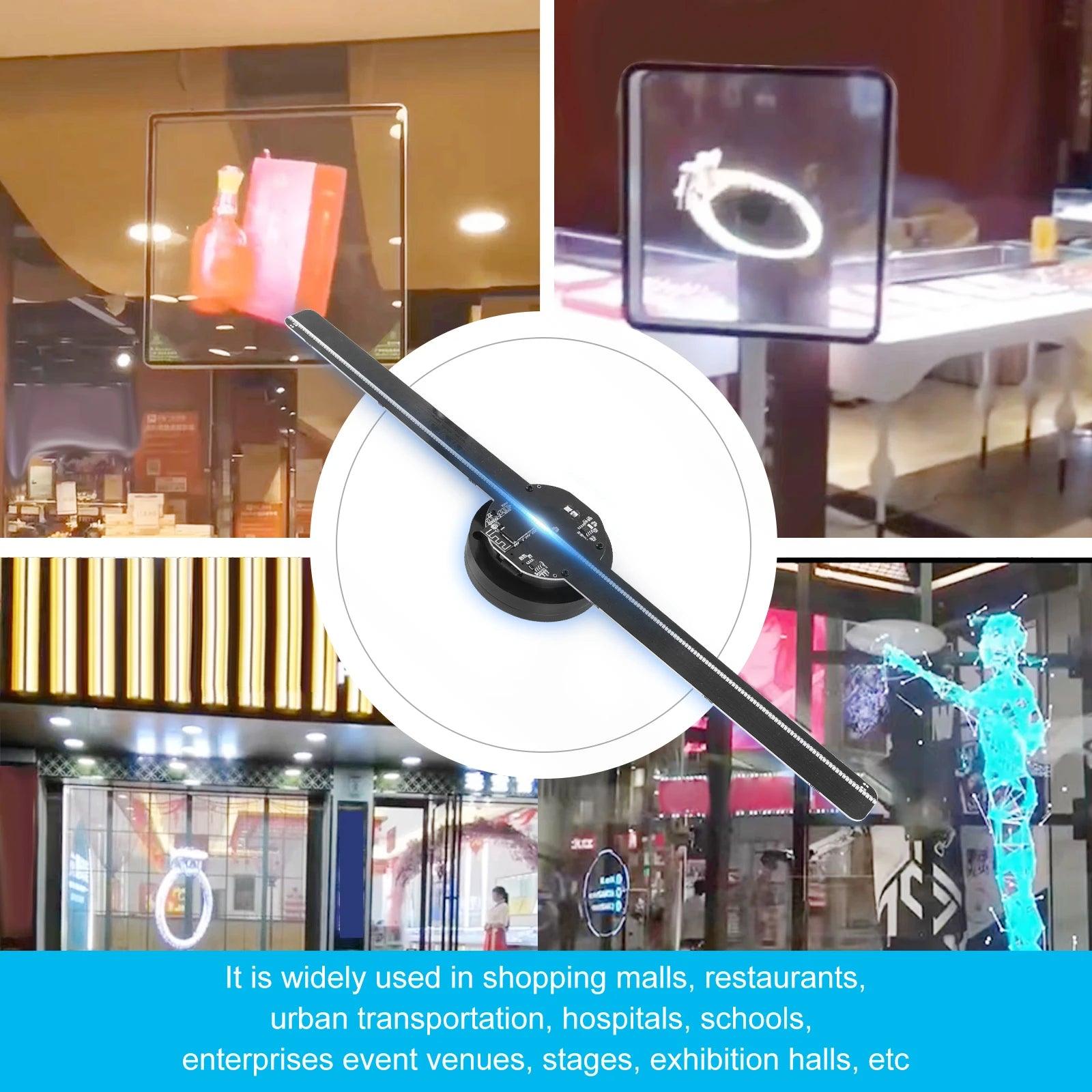 3D Holographic LED Fan - Stunning Visual Display HomeRoots Supply