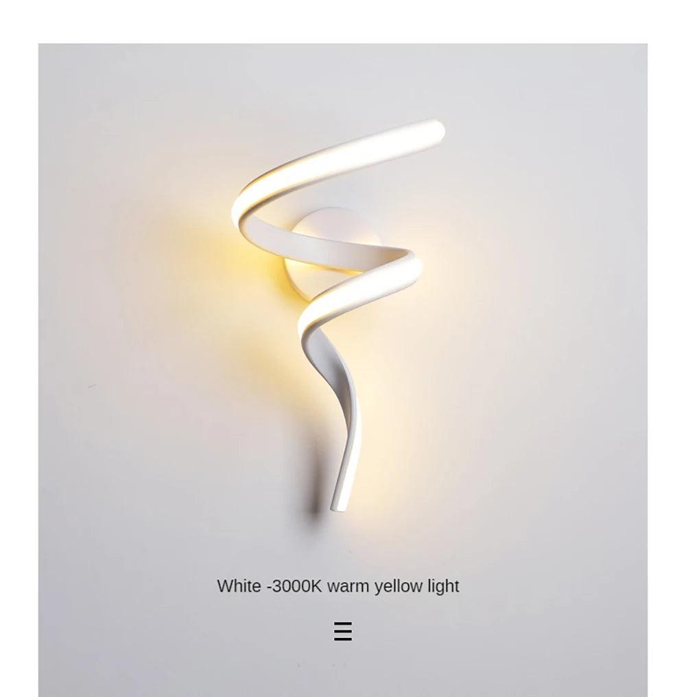 Modern Minimalist LED Wall Lamp Home Indoor Decor wall Sconce For Living Room HomeRoots Supply