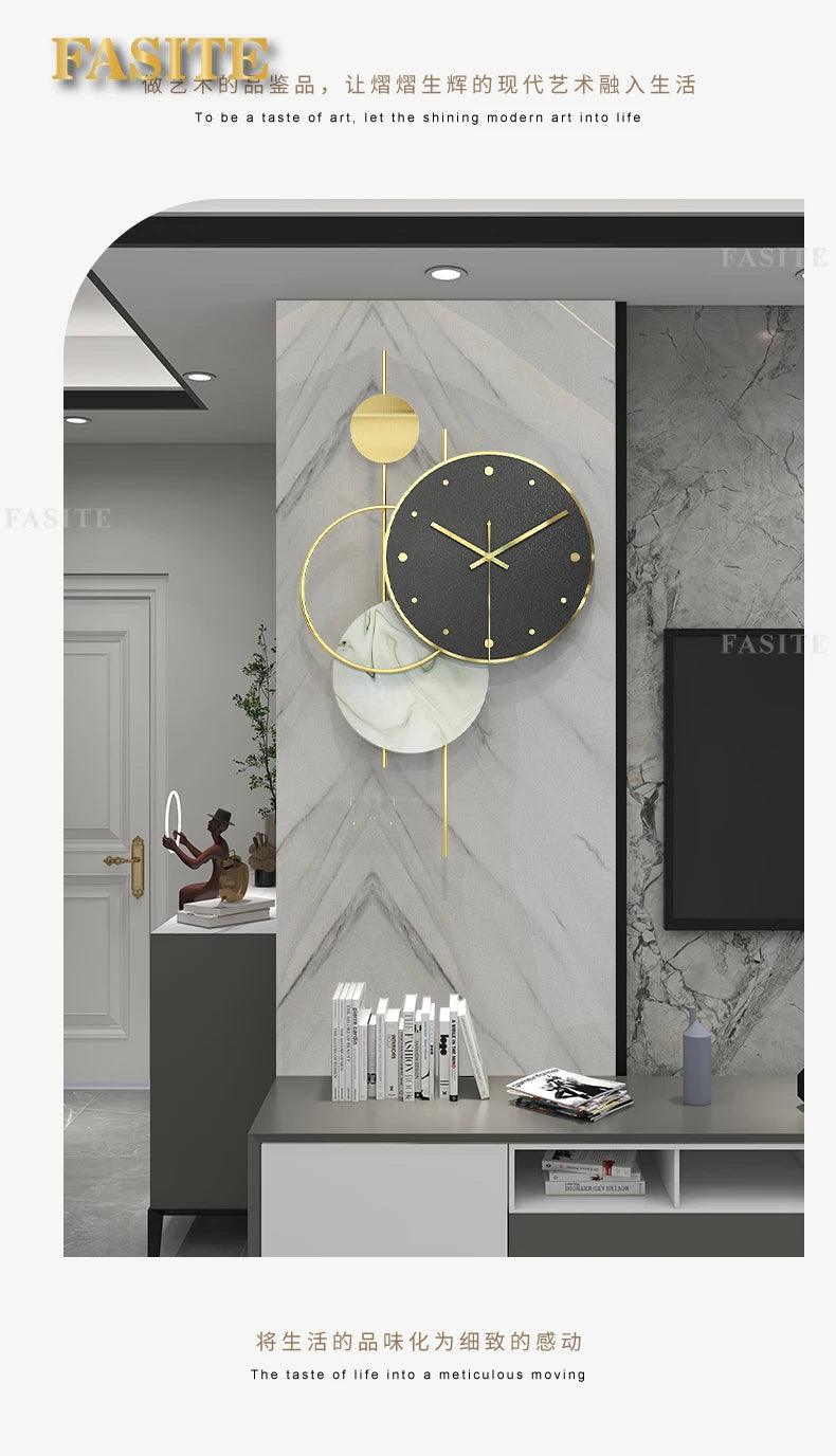 Big Simple Wall Clock HomeRoots Supply