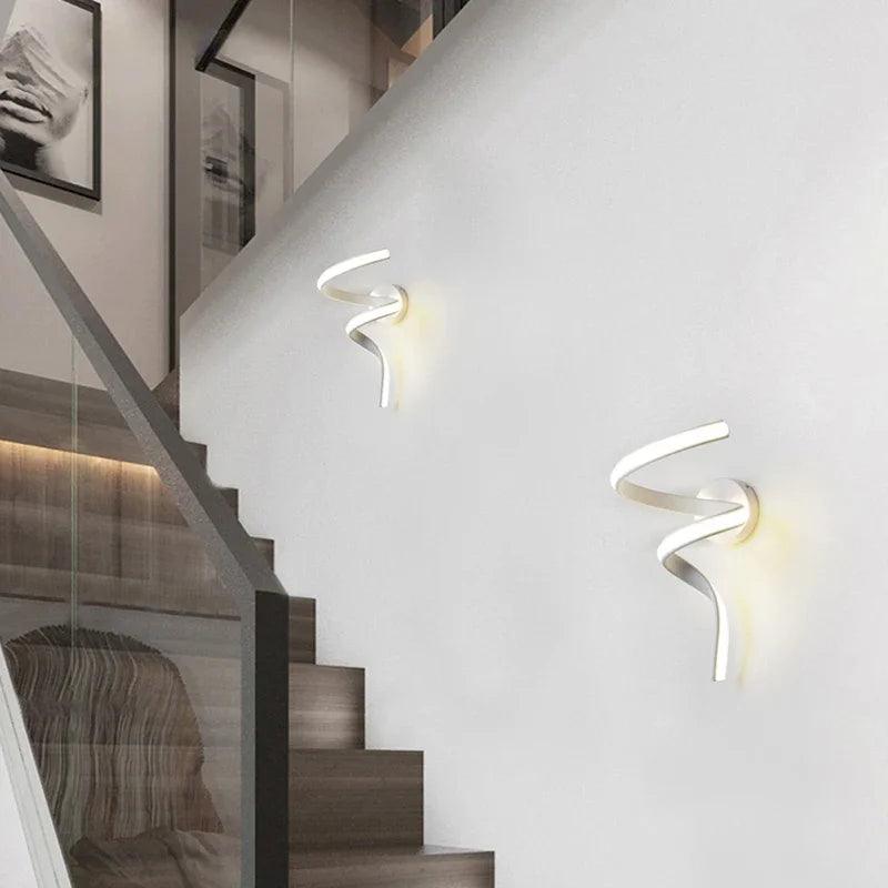 Modern Minimalist LED Wall Lamp Home Indoor Decor wall Sconce For Living Room HomeRoots Supply