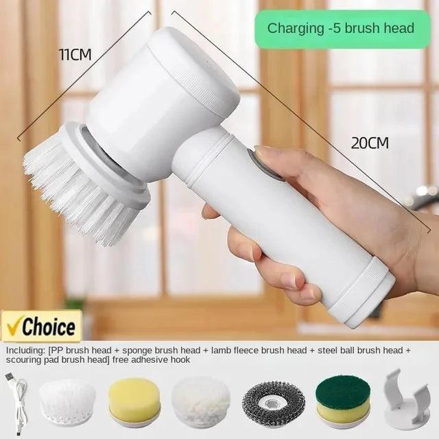 Electric Scrubber Spin Cleaning Brush HomeRoots Supply