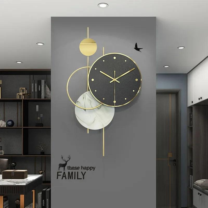 Big Simple Wall Clock HomeRoots Supply