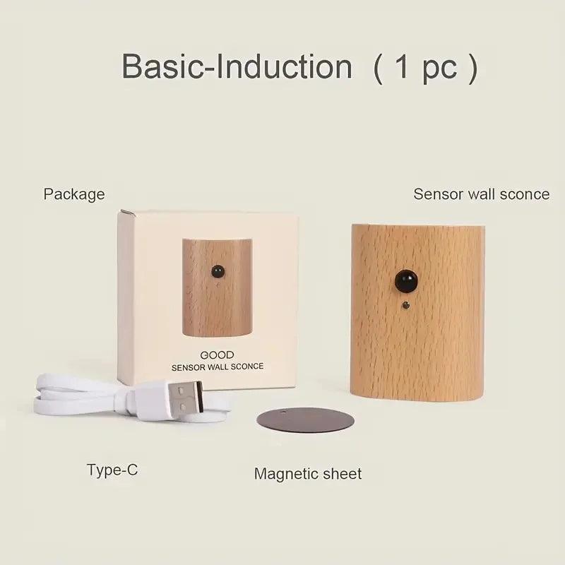 Wooden Motion Sensor Night Light HomeRoots Supply