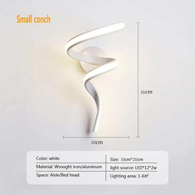 Modern Minimalist LED Wall Lamp Home Indoor Decor wall Sconce For Living Room HomeRoots Supply