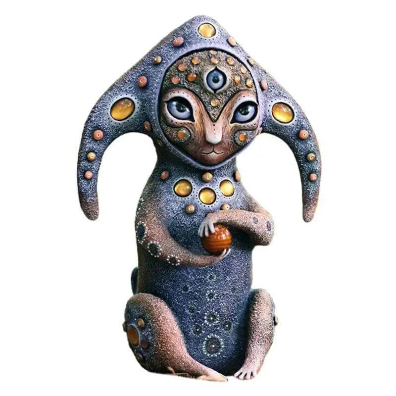 Resin Statue Handmake Creatures Sculptures Desktop Ornaments Garden Room Decoration Home Decor Figurine HomeRoots Supply