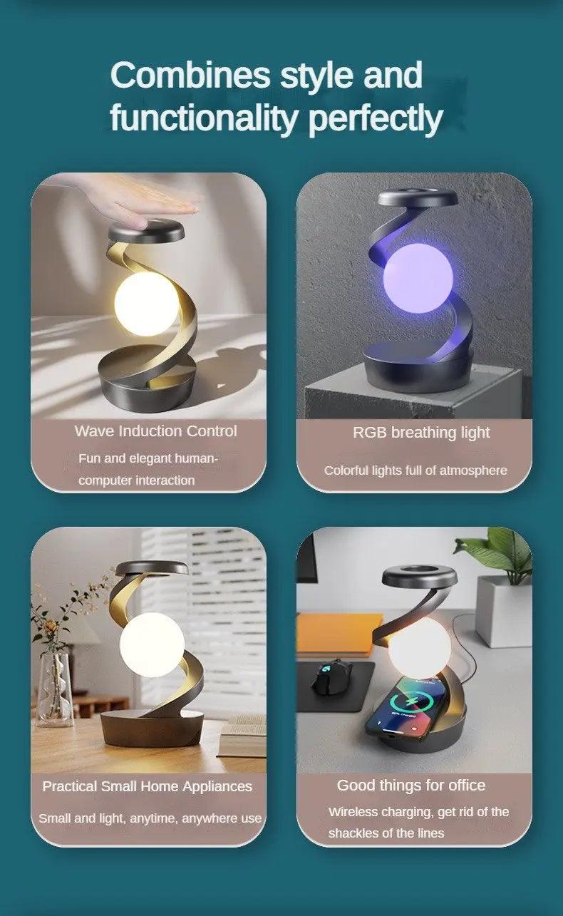 Rotating Moon Desk Lamp HomeRoots Supply