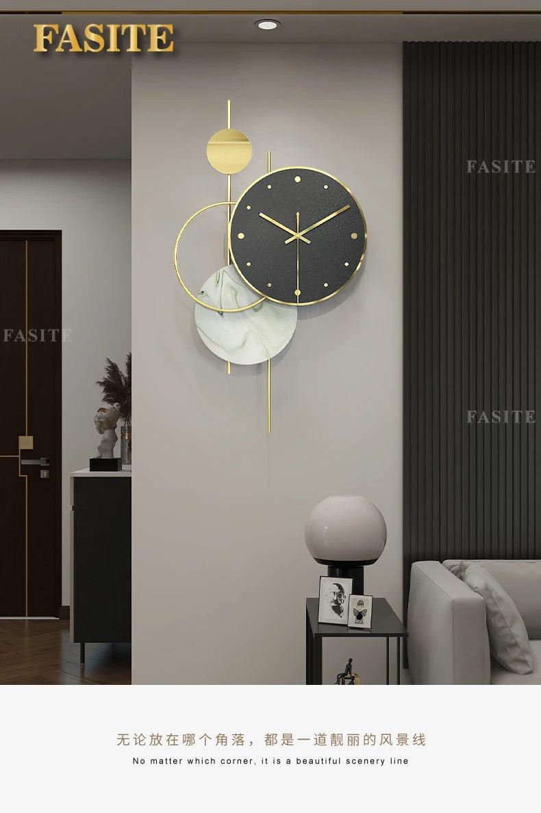 Big Simple Wall Clock HomeRoots Supply