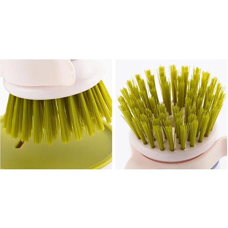 Kitchen Cleaning Brush Liquid Addition Soap HomeRoots Supply