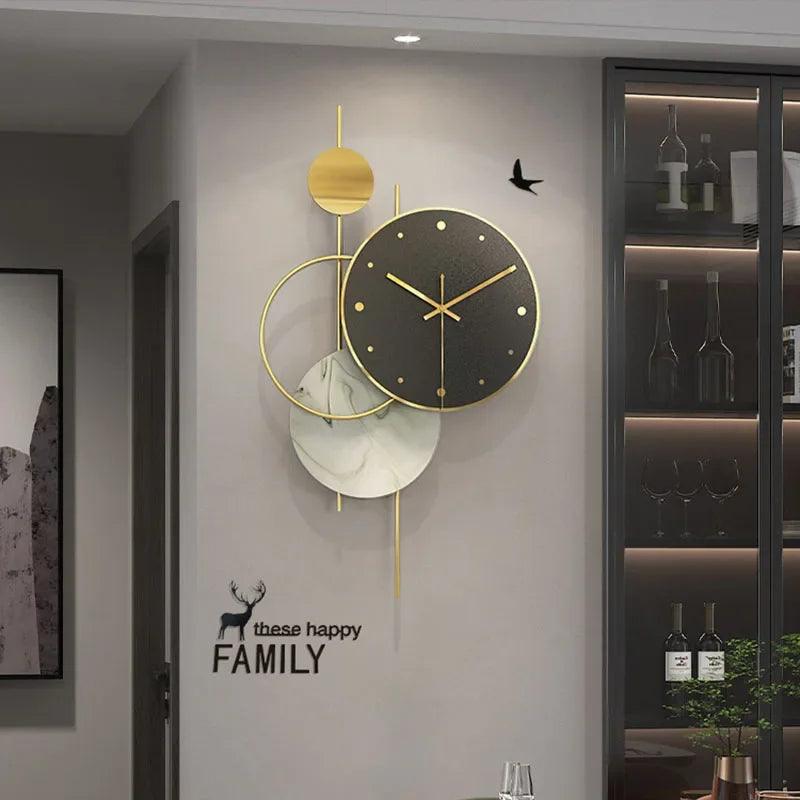 Big Simple Wall Clock HomeRoots Supply