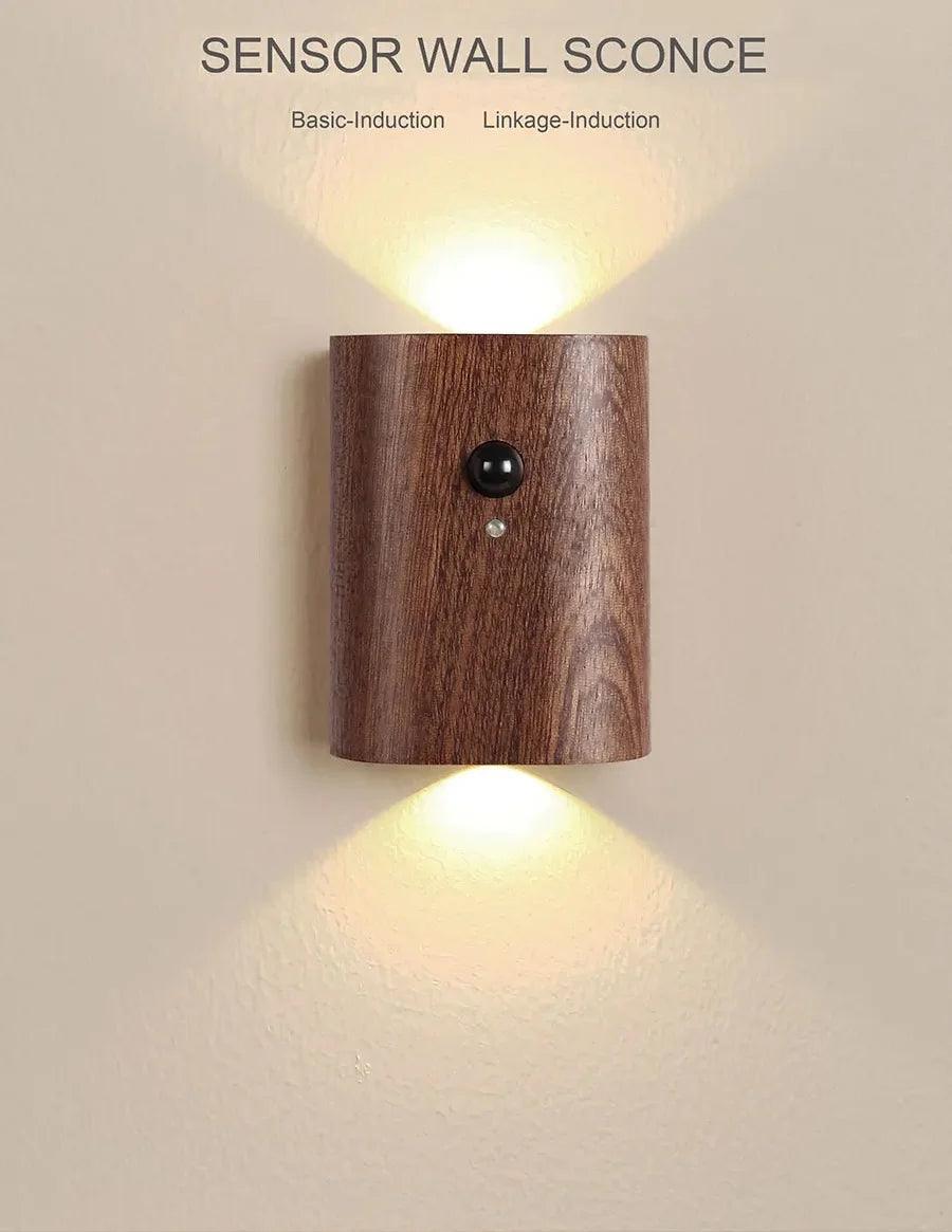 Wooden Motion Sensor Night Light HomeRoots Supply