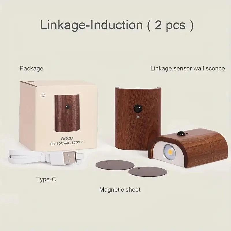 Wooden Motion Sensor Night Light HomeRoots Supply