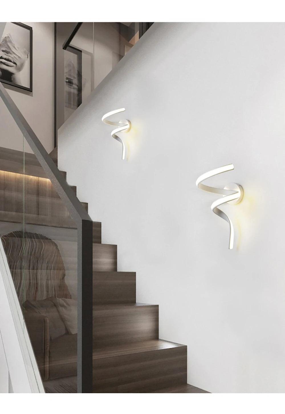 Modern Minimalist LED Wall Lamp Home Indoor Decor wall Sconce For Living Room HomeRoots Supply