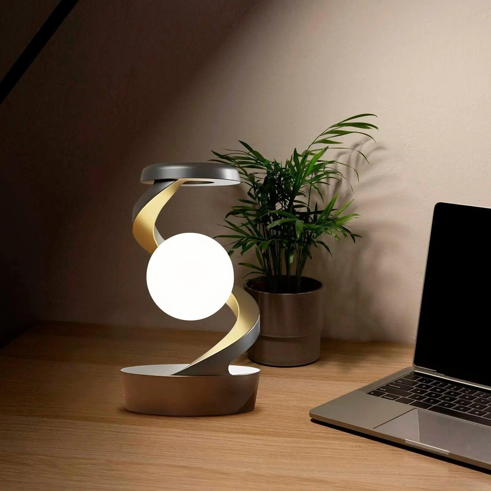 Rotating Moon Desk Lamp HomeRoots Supply