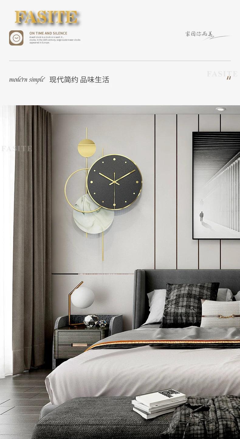 Big Simple Wall Clock HomeRoots Supply