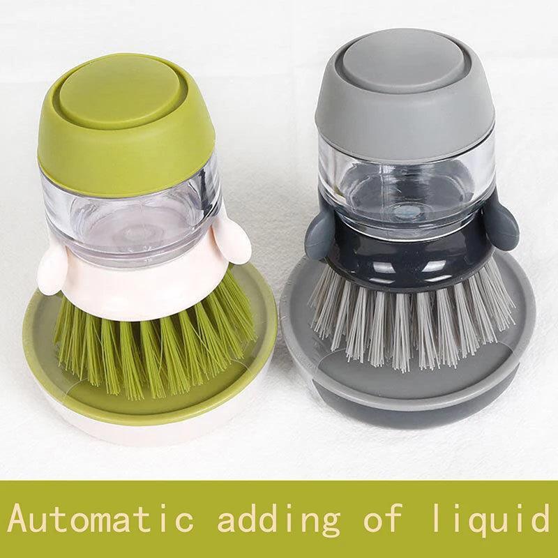 Kitchen Cleaning Brush Liquid Addition Soap HomeRoots Supply